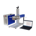 Bearing laser marking machine auto parts rotary device with 10w 20w 30w fiber co2 laser generator